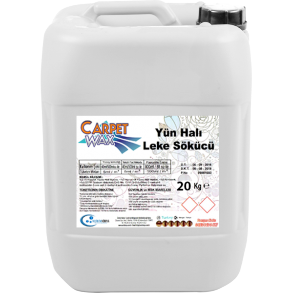 Carpet Wax Yün Halı Leke Sökücü 20 Kg